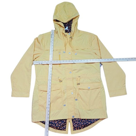 Time And Tru Women's Yellow Jacket Lightweight Wind Resistant Anorak (SZ US L/G) - Picture 6 of 7
